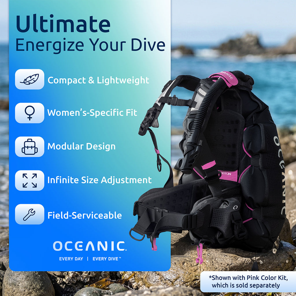 Oceanic Photon Air Women's BCD | Lightweight Travel BCD