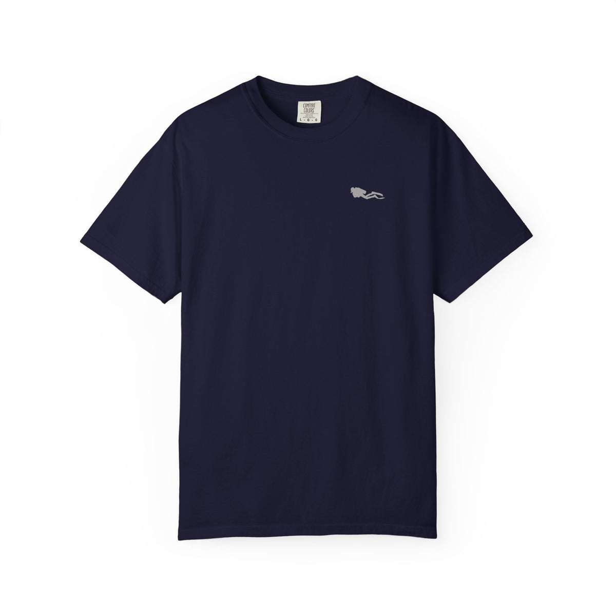 Scuba Diver T-Shirt – Diver Down Flag Backprint | Comfort Colors