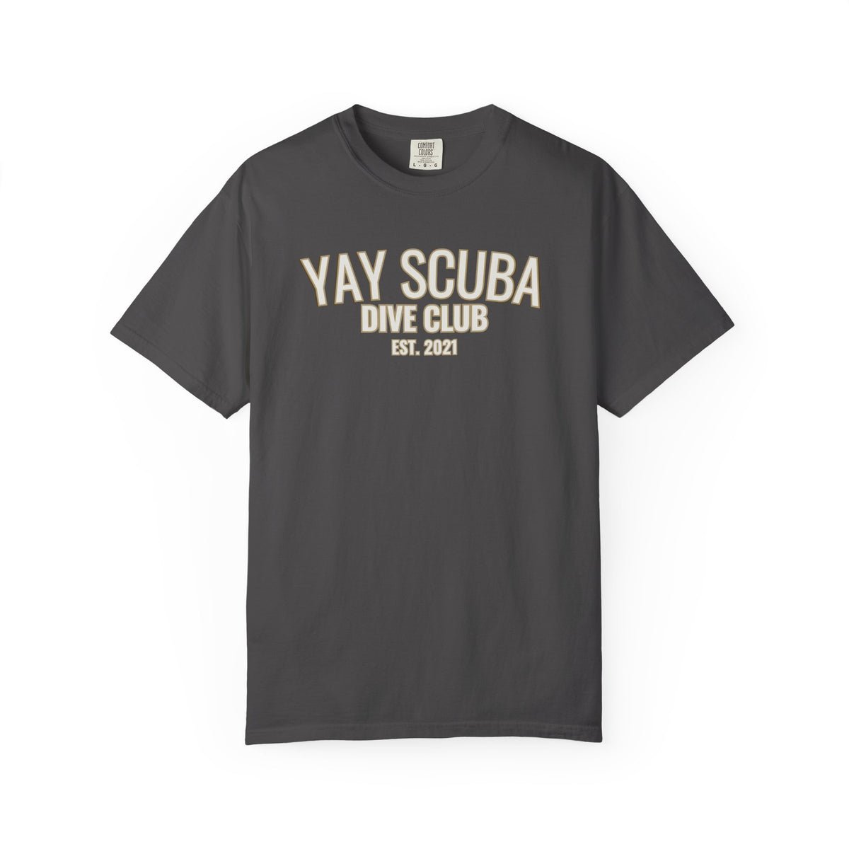 YAY Scuba Dive Club T-Shirt varsity-inspired