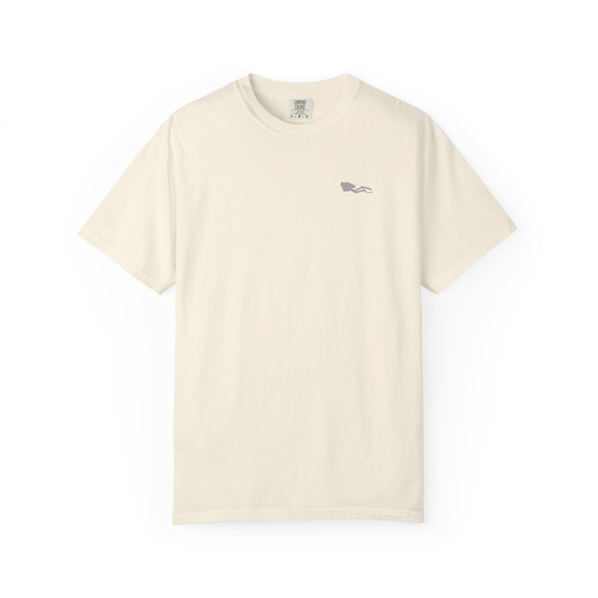 Scuba Diver T-Shirt – Diver Down Flag Backprint | Comfort Colors