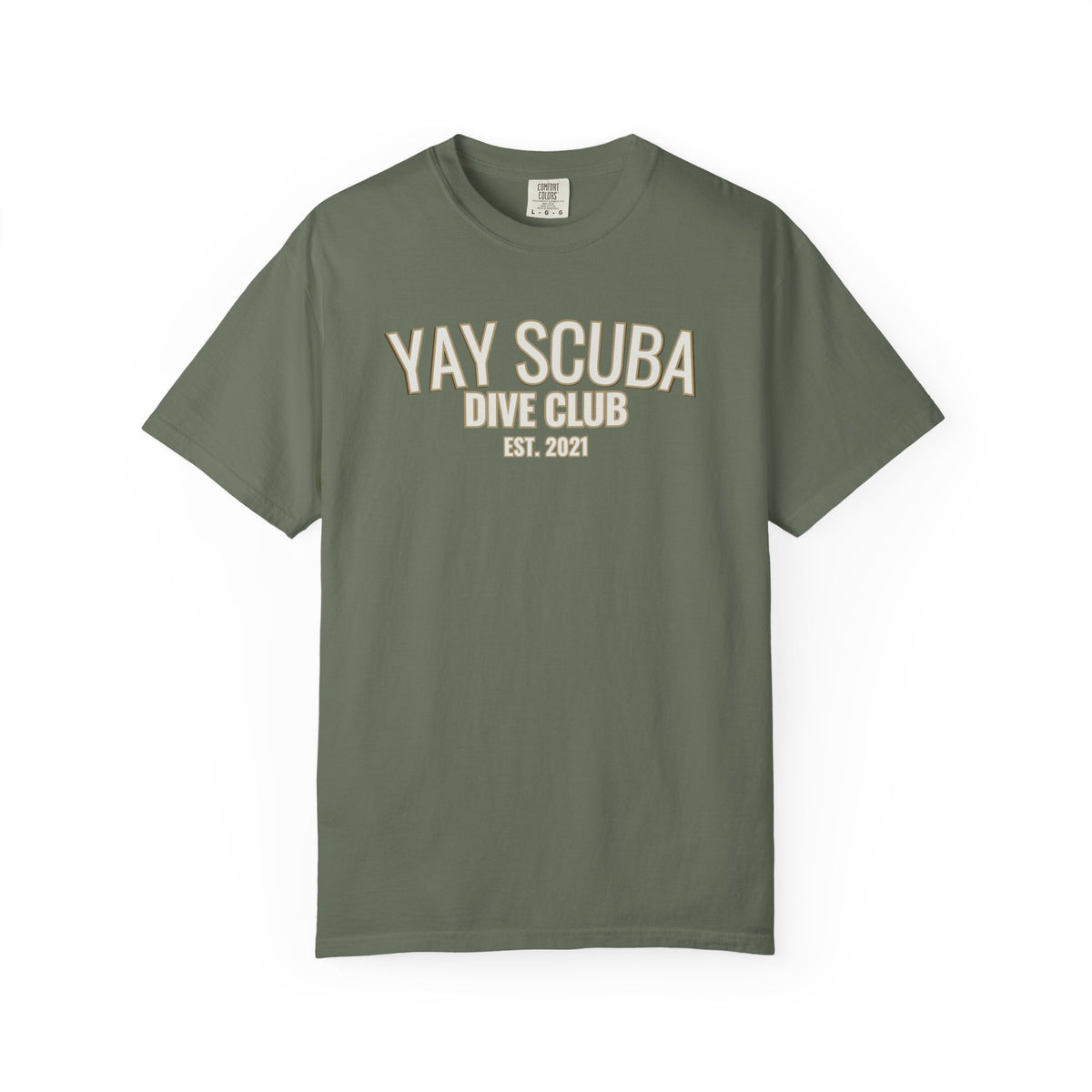 YAY Scuba Dive Club T-Shirt varsity-inspired