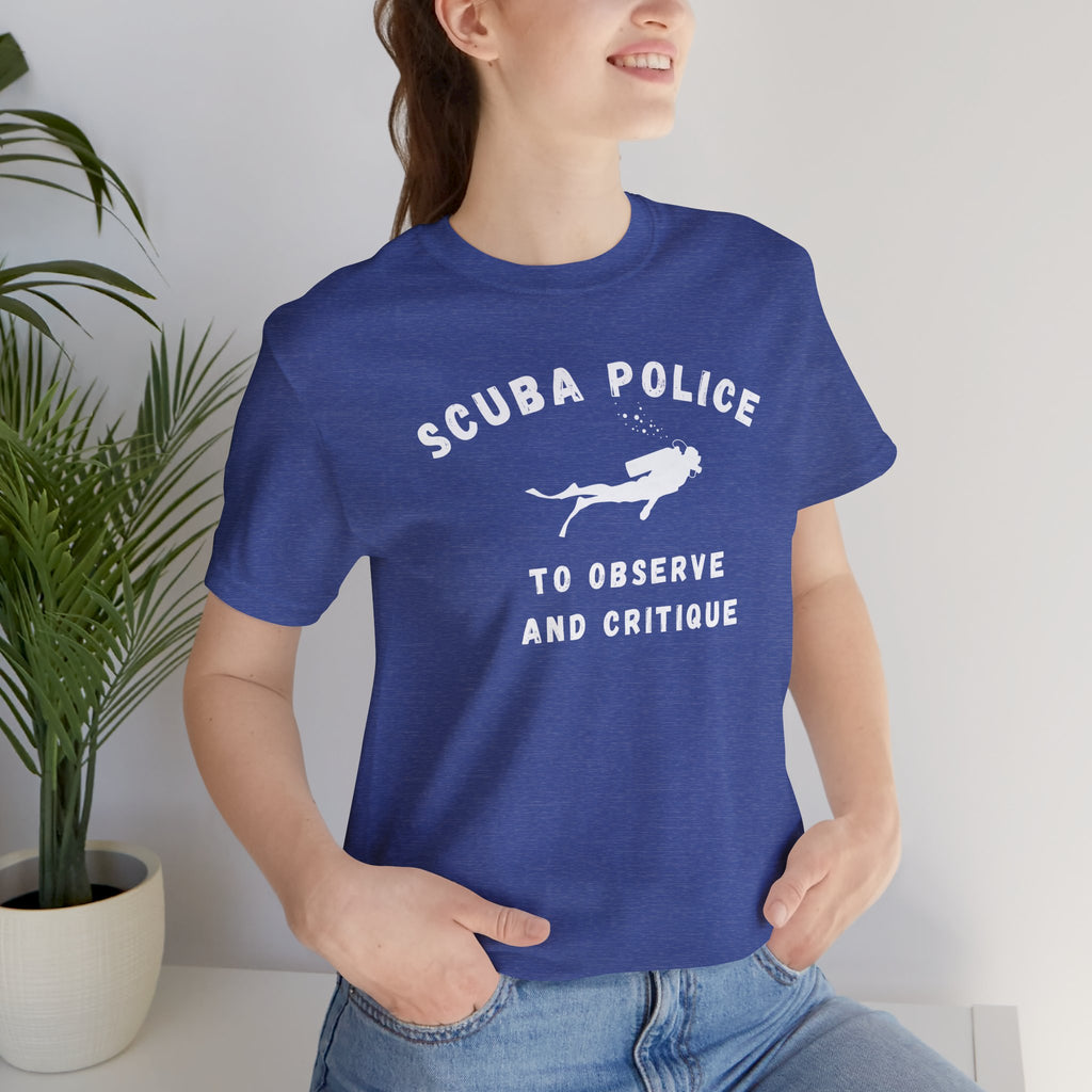 Scuba Police T-Shirt – Funny Scuba Diving Design