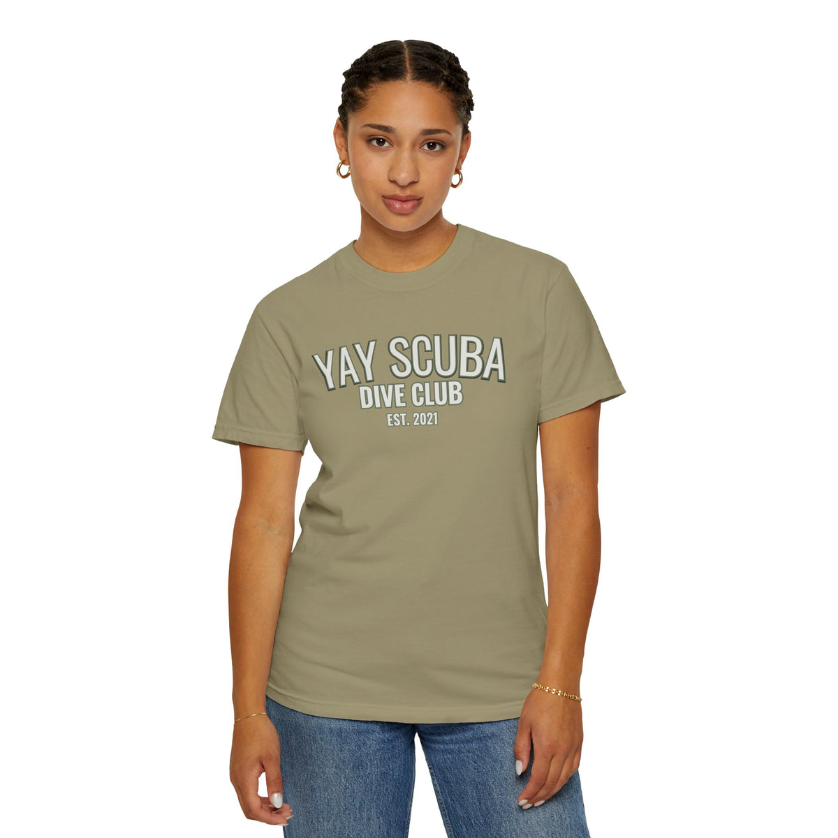 YAY Scuba Dive Club T-Shirt varsity-inspired