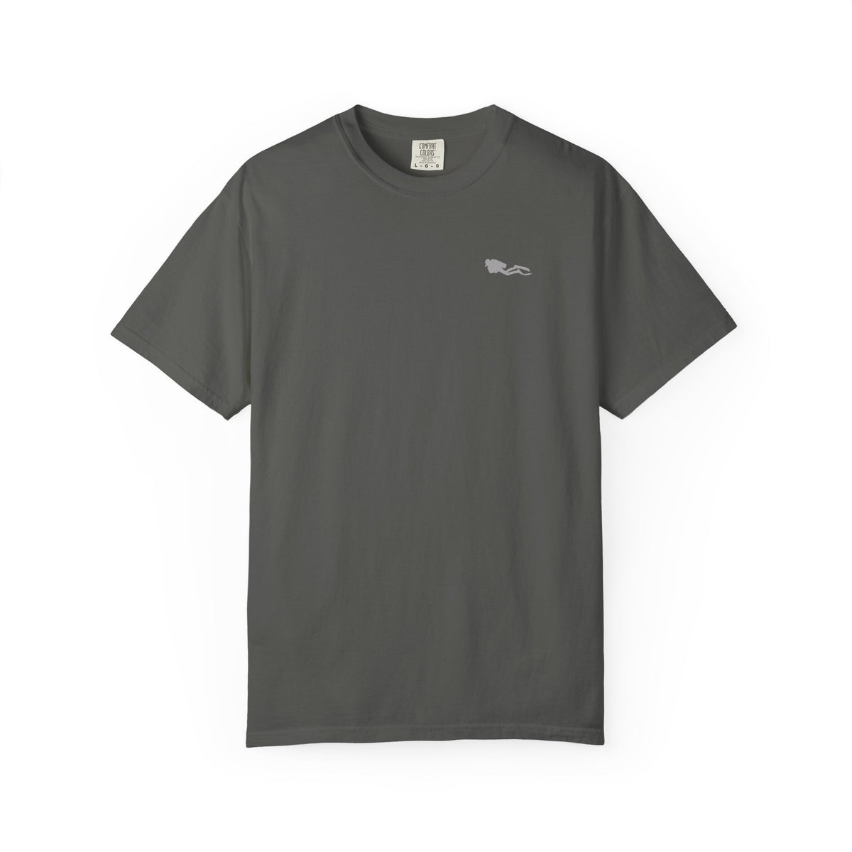 Scuba Diver T-Shirt – Diver Down Flag Backprint | Comfort Colors