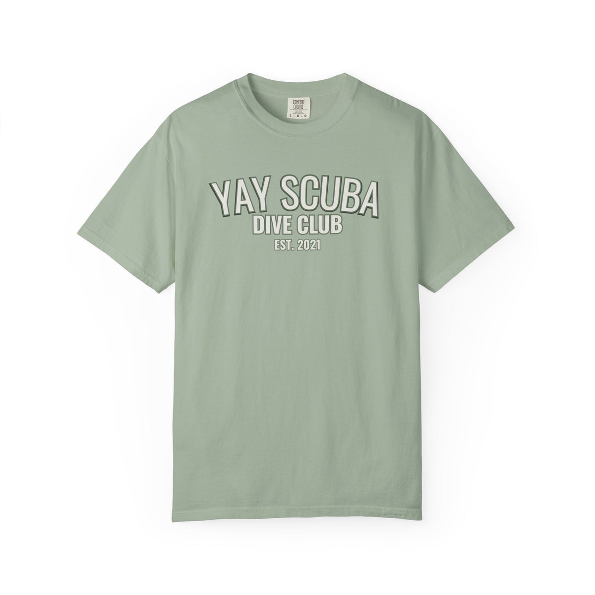 YAY Scuba Dive Club T-Shirt varsity-inspired