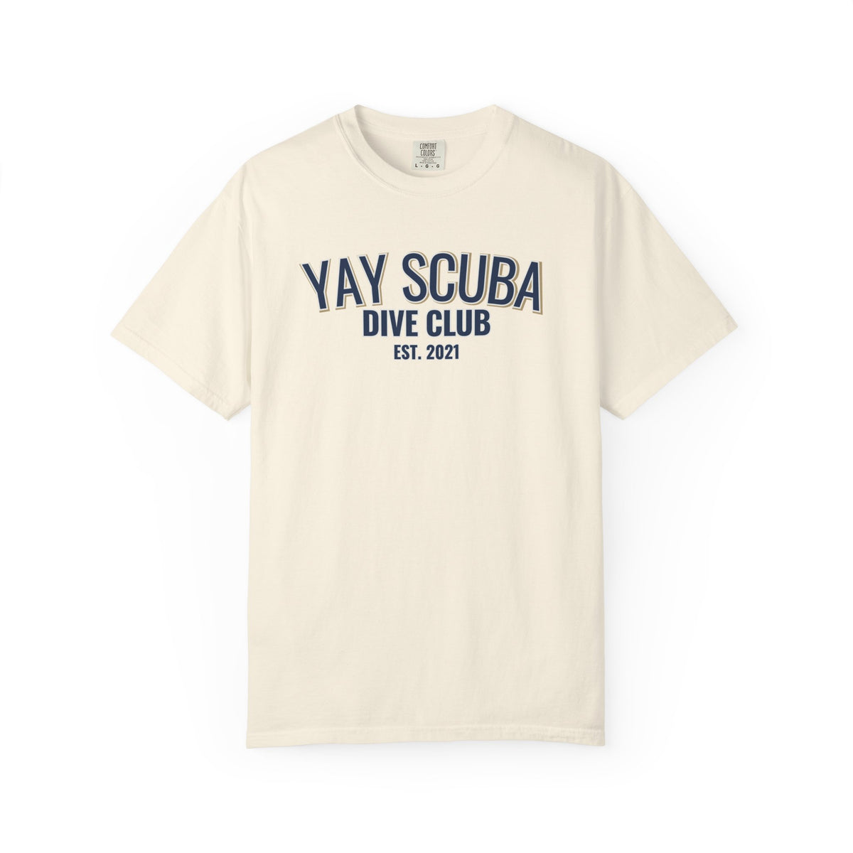 YAY Scuba Dive Club T-Shirt varsity-inspired