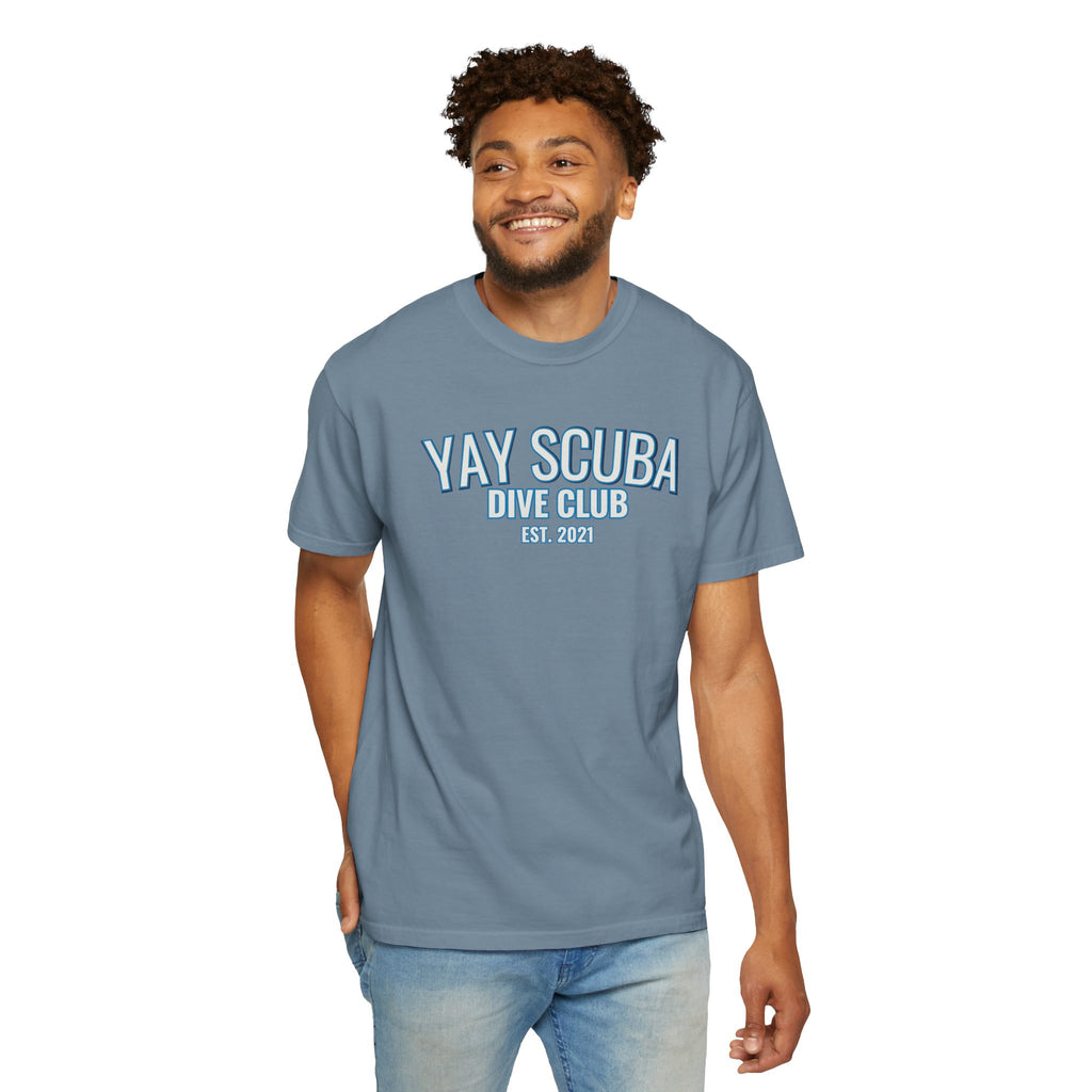 YAY Scuba Dive Club T-Shirt varsity-inspired