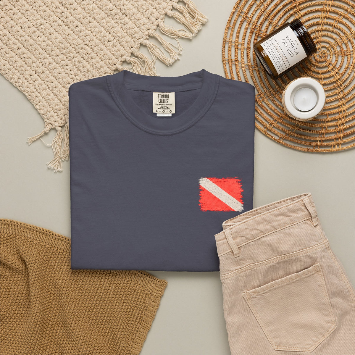 Scuba Dive Flag T-Shirt – Comfort Colors