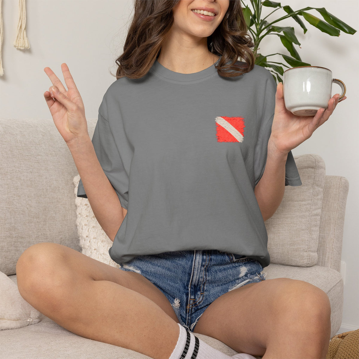 Scuba Dive Flag T-Shirt – Comfort Colors