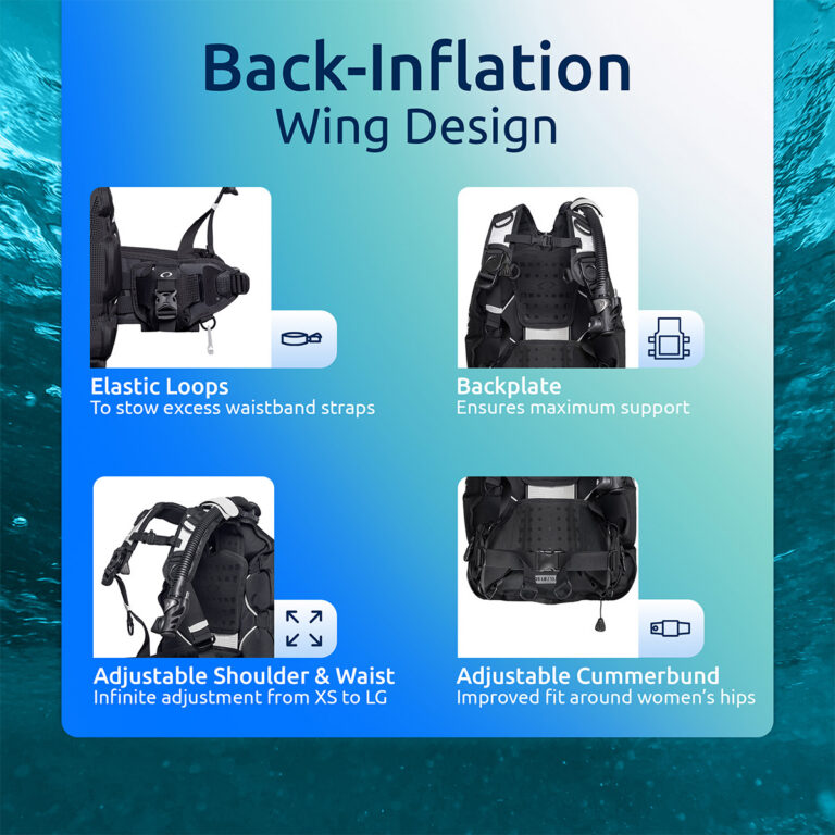 Oceanic Photon Air Women's BCD | Lightweight Travel BCD