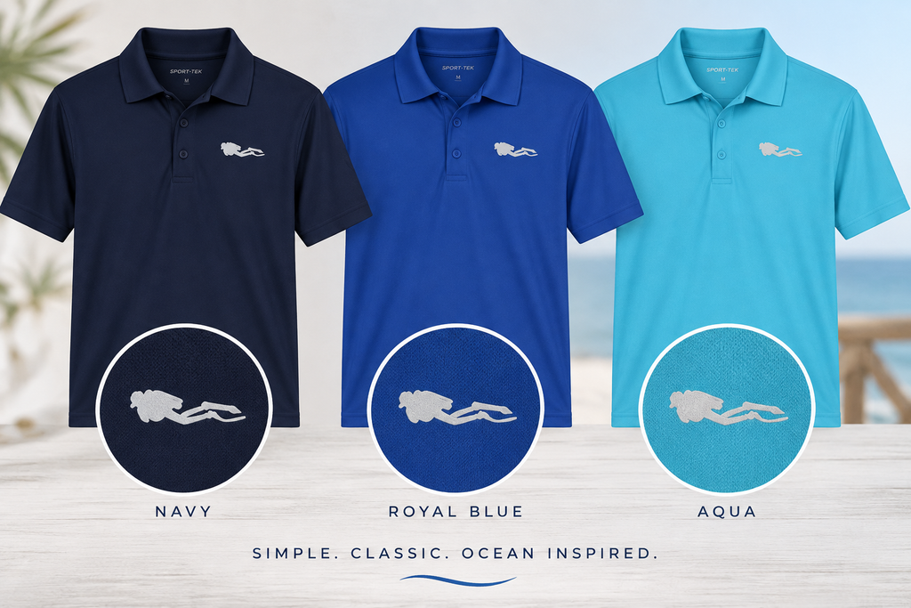 Scuba Diver Performance Polo – Sport-Tek ST550 Scuba Diving Shirt