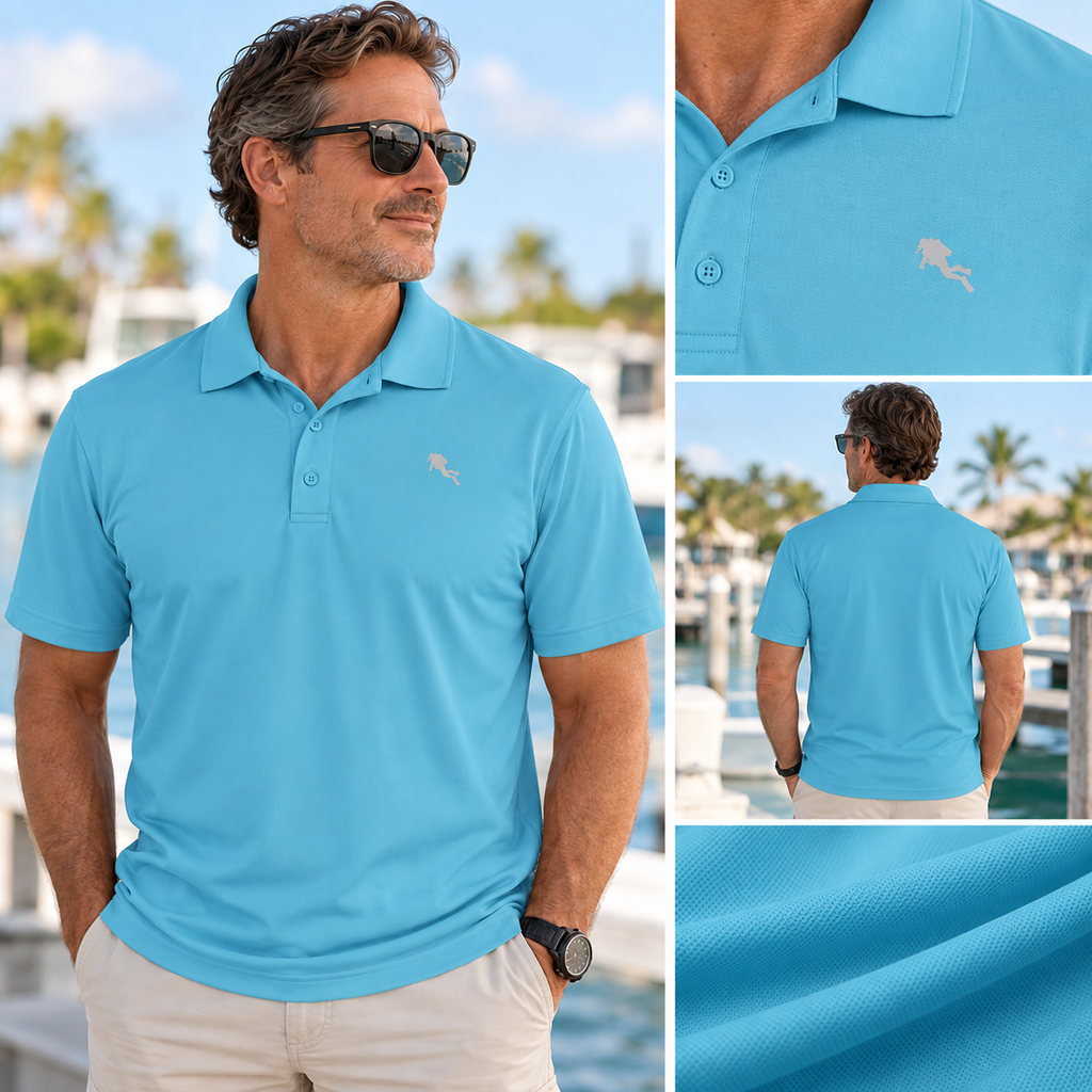 Scuba Diver Performance Polo – Sport-Tek ST550 Scuba Diving Shirt