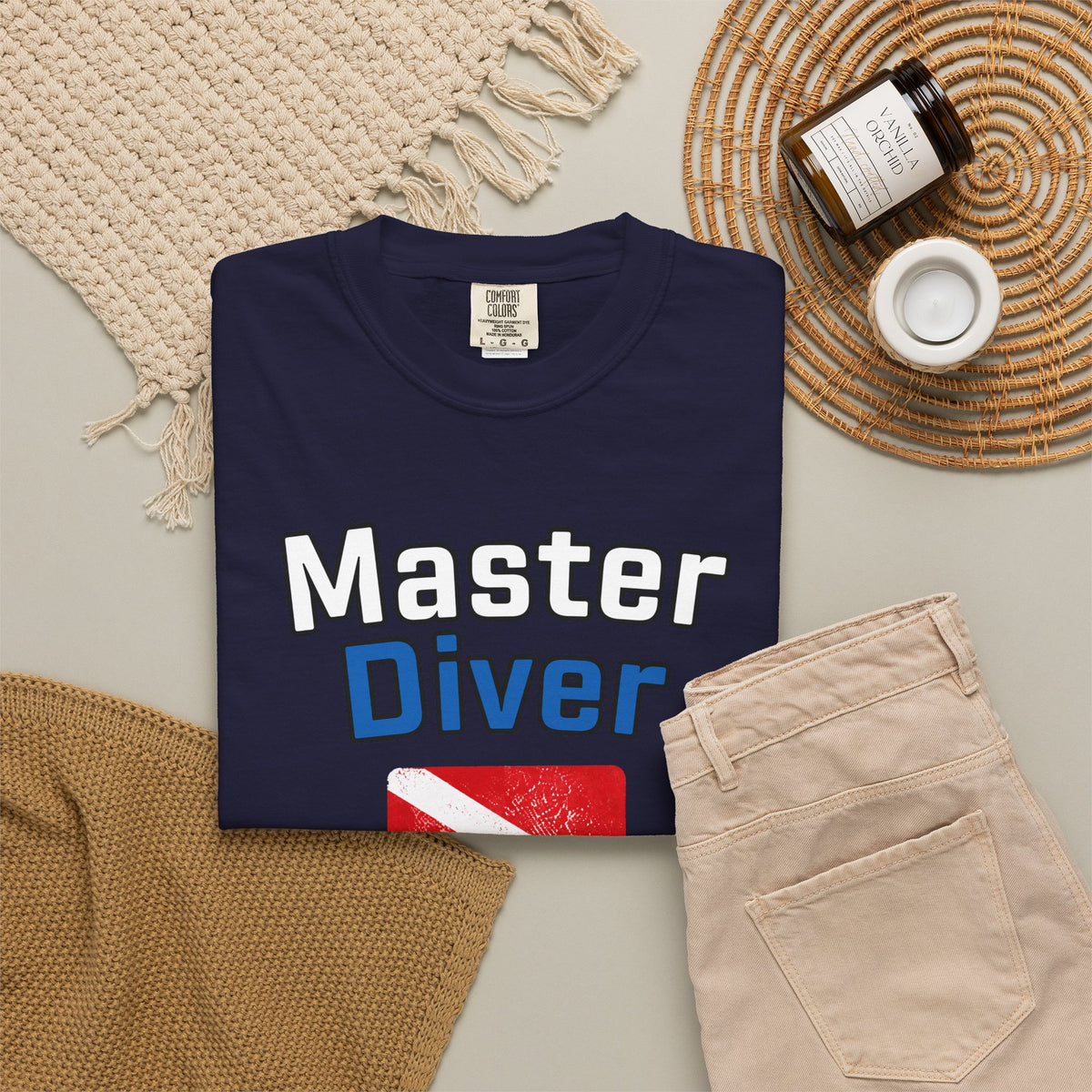 Master Diver T-Shirt! Dive Flag Design “I Earned the Title”
