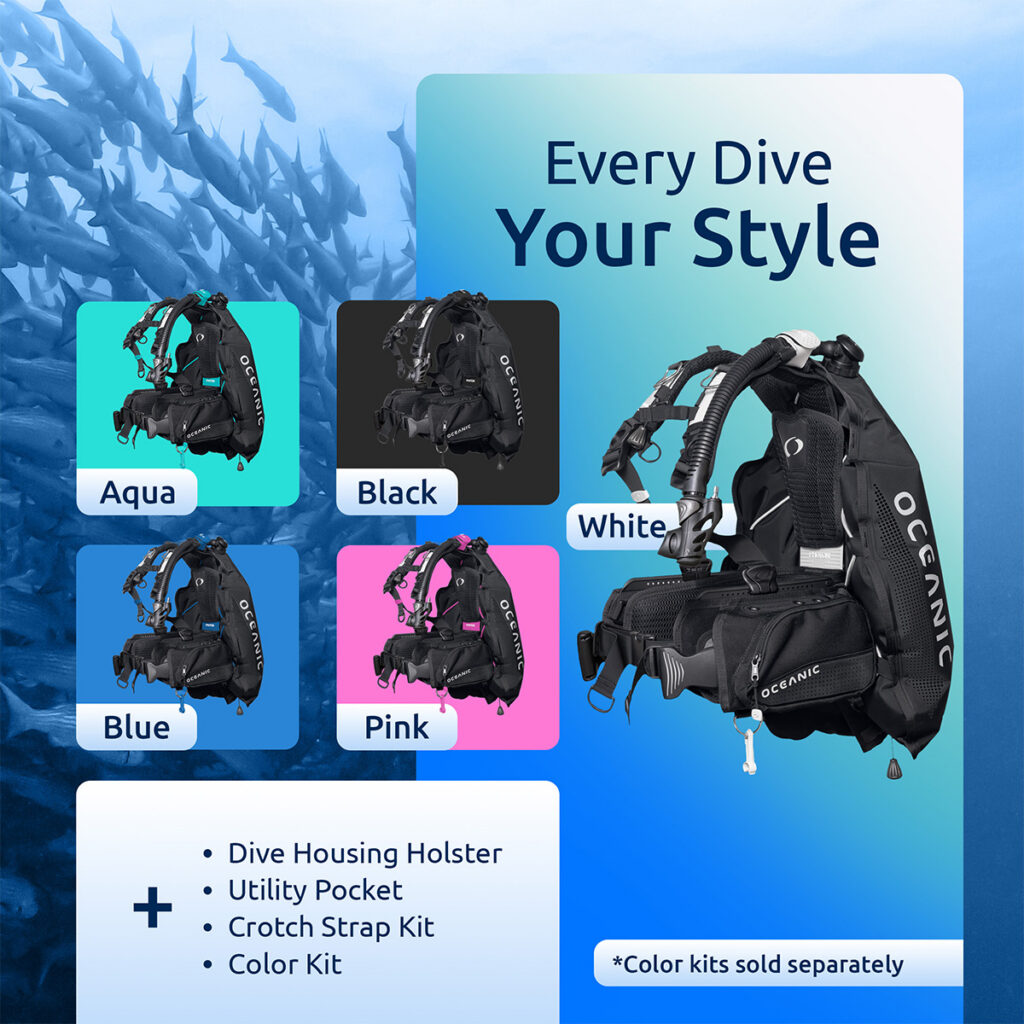 Oceanic Photon Pro Women's BCD | Back-Inflation Scuba BCD