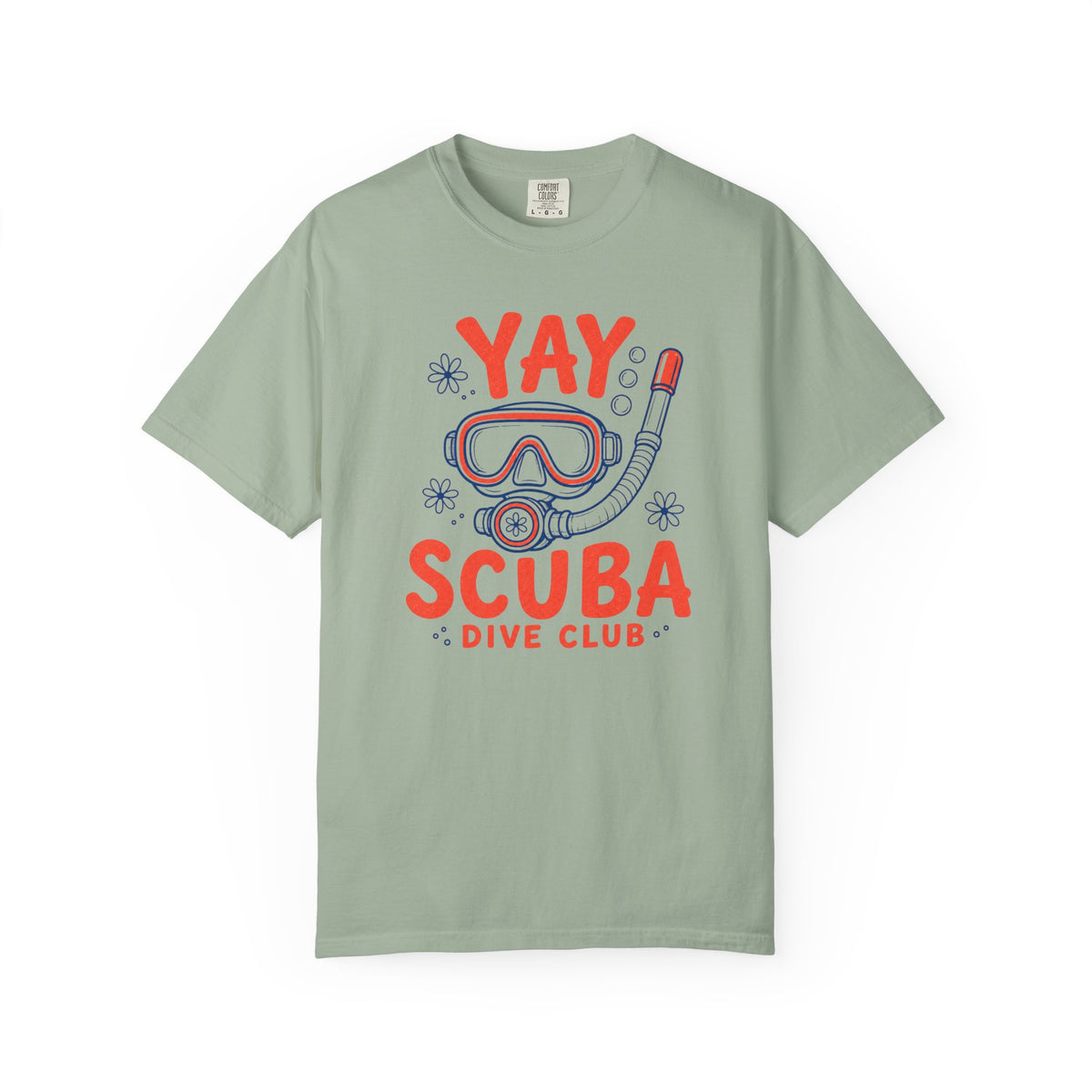 YAY Scuba Dive Club Floral T-Shirt  | Comfort Colors