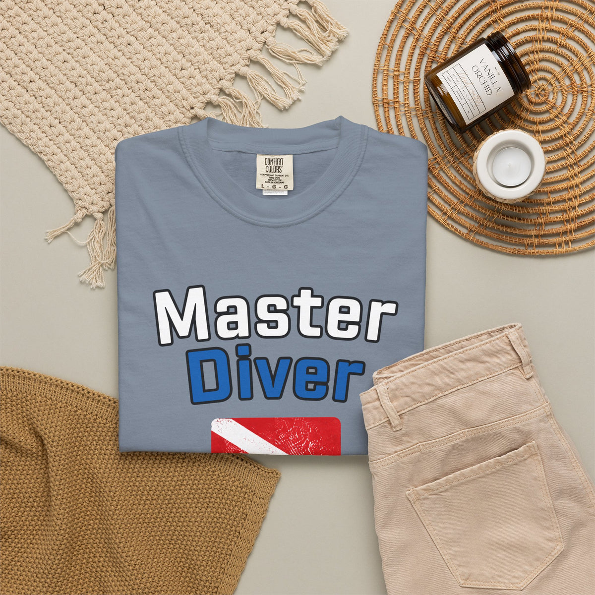 Master Diver T-Shirt! Dive Flag Design “I Earned the Title”