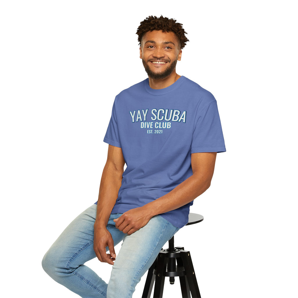 YAY Scuba Dive Club T-Shirt varsity-inspired