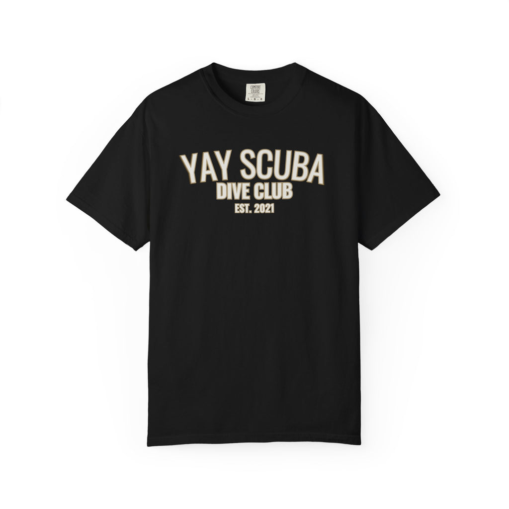 YAY Scuba Dive Club T-Shirt varsity-inspired