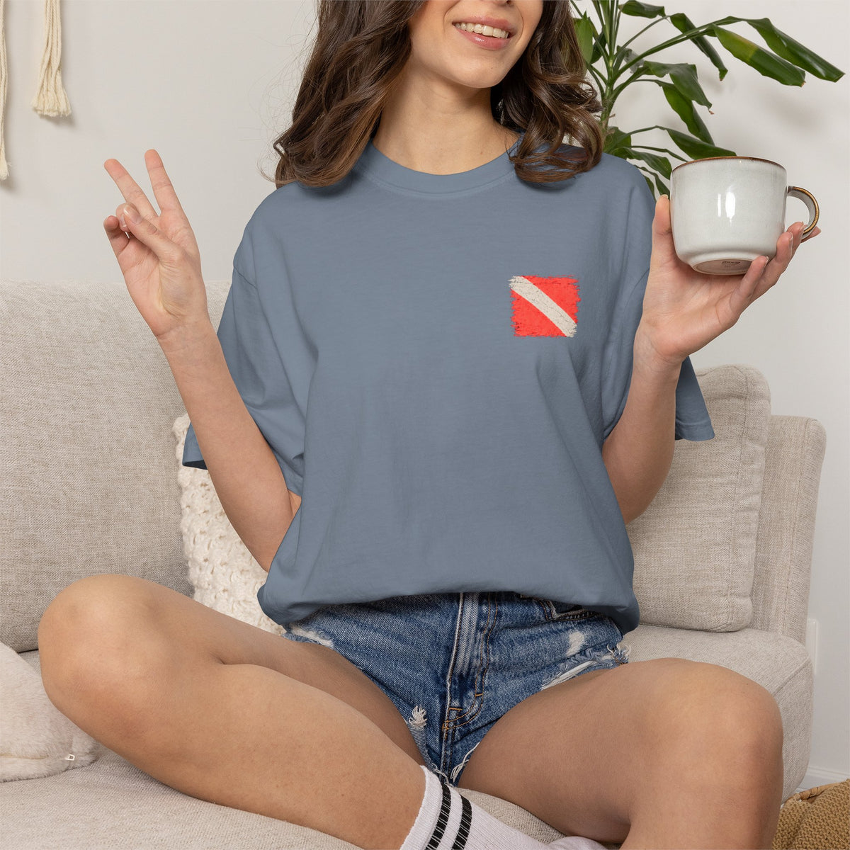 Scuba Dive Flag T-Shirt – Comfort Colors
