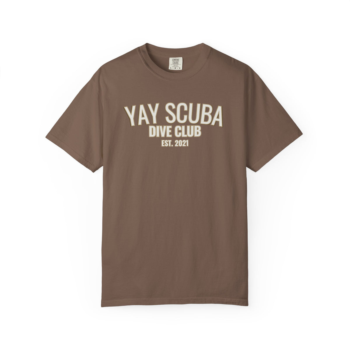 YAY Scuba Dive Club T-Shirt varsity-inspired
