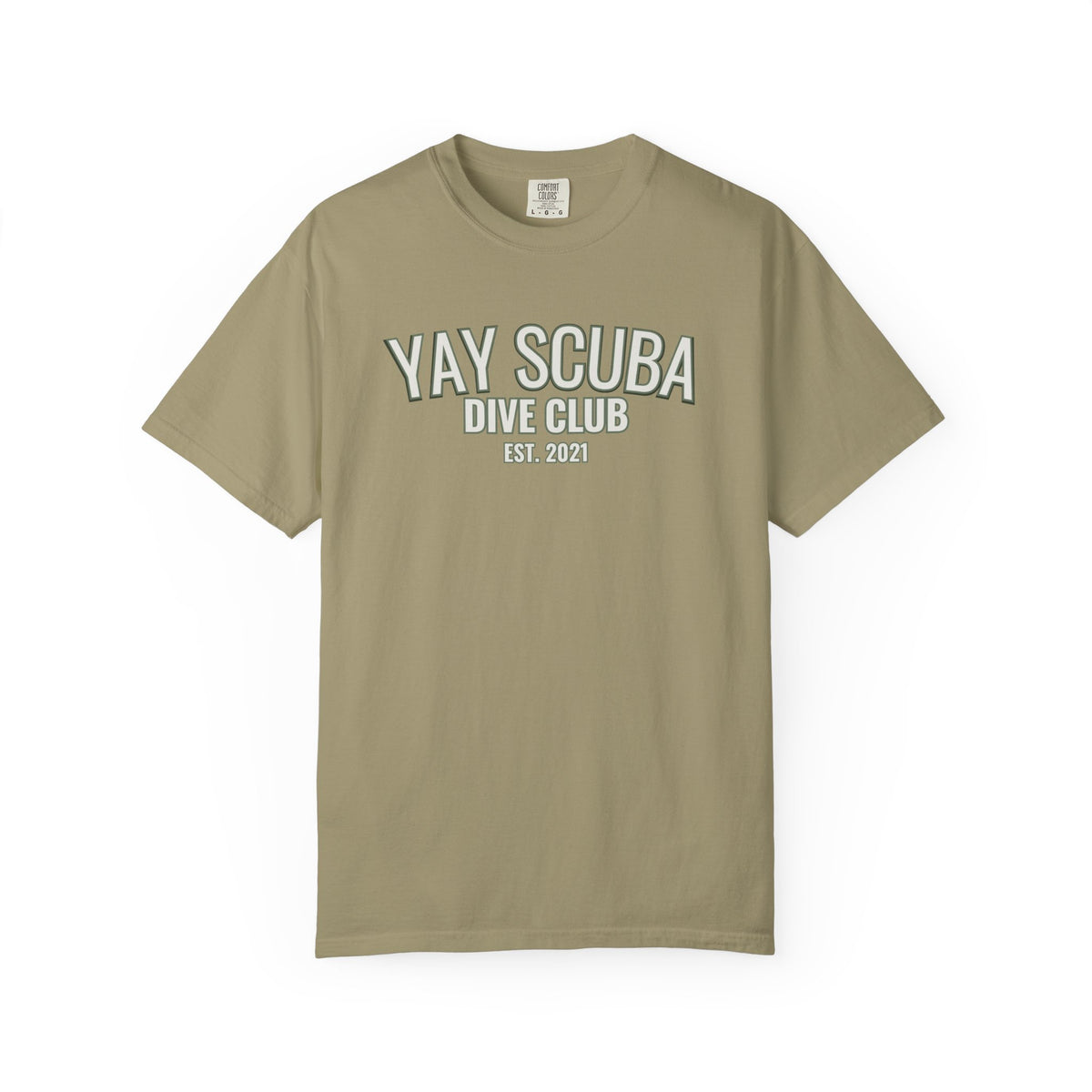 YAY Scuba Dive Club T-Shirt varsity-inspired