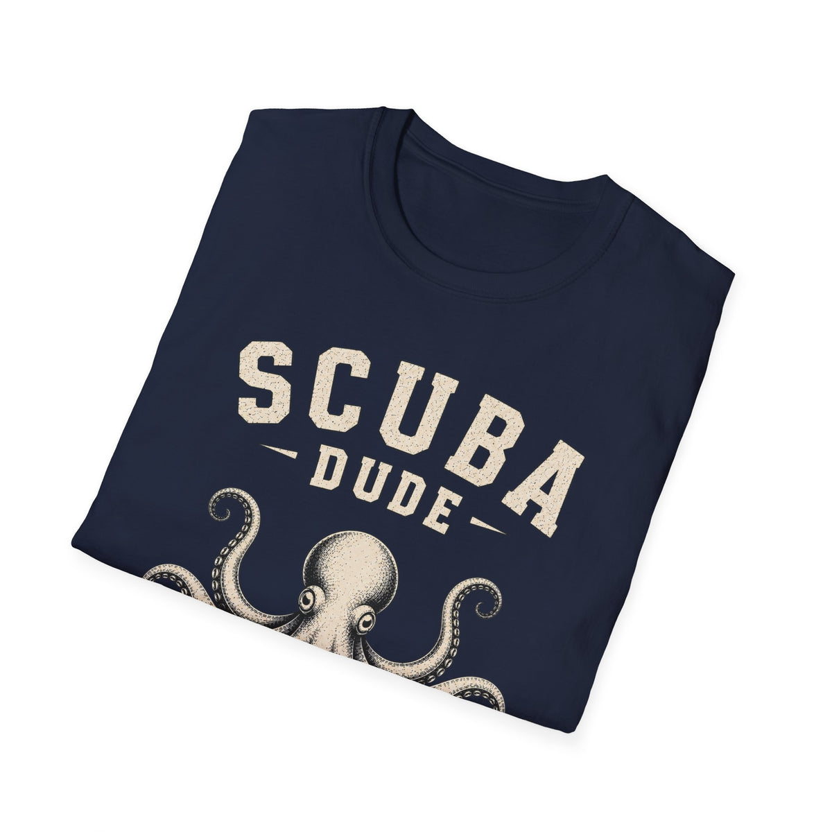 Scuba Dude T-Shirt  |  Vintage Octopus Dive Design