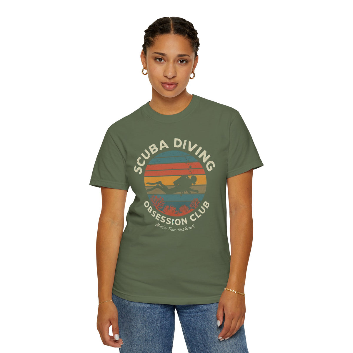 Scuba Diving Obsession Club T-Shirt – Vintage Diver Design