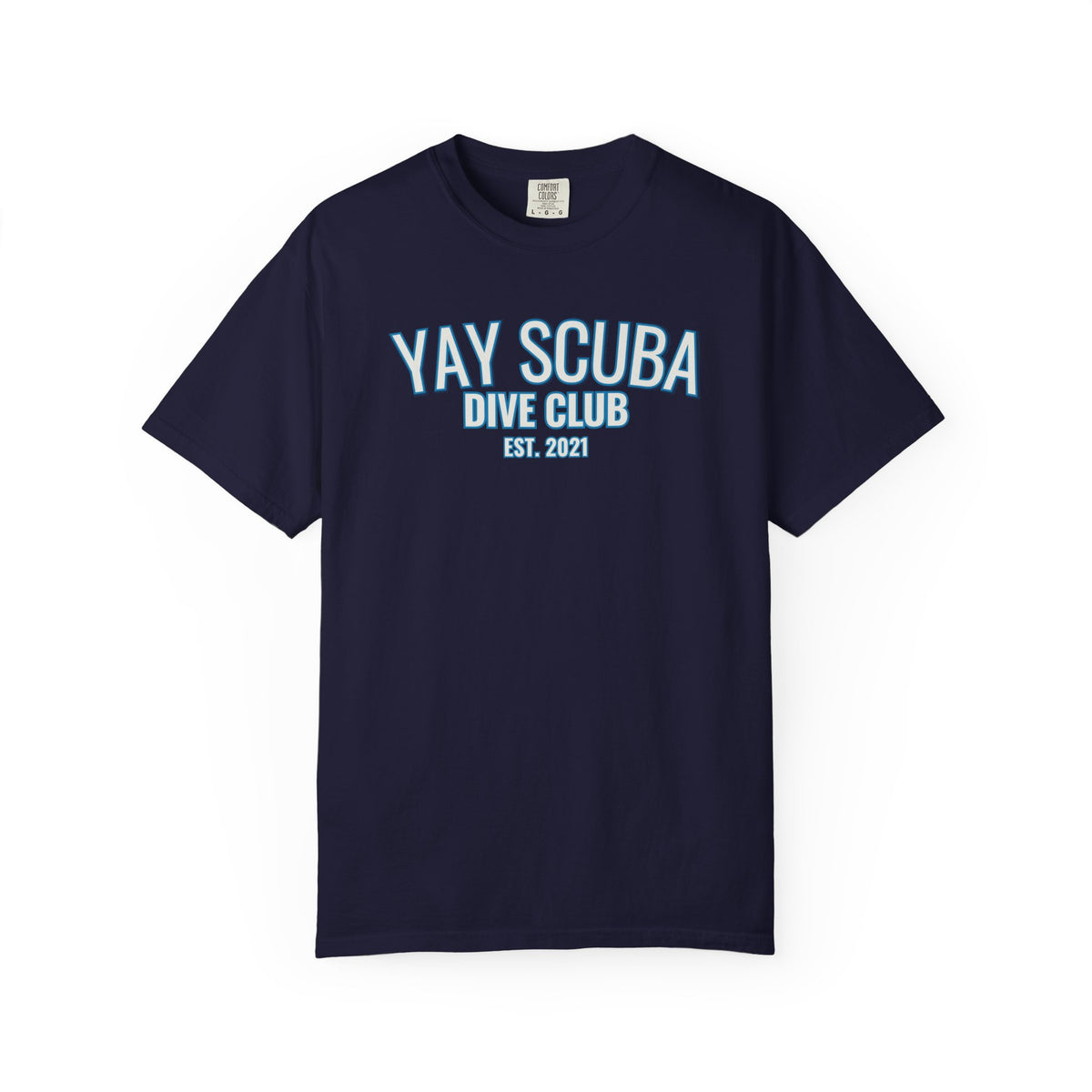 YAY Scuba Dive Club T-Shirt varsity-inspired