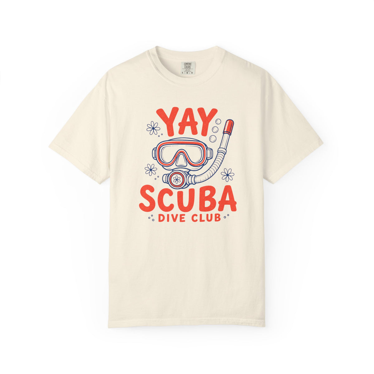 YAY Scuba Dive Club Floral T-Shirt  | Comfort Colors