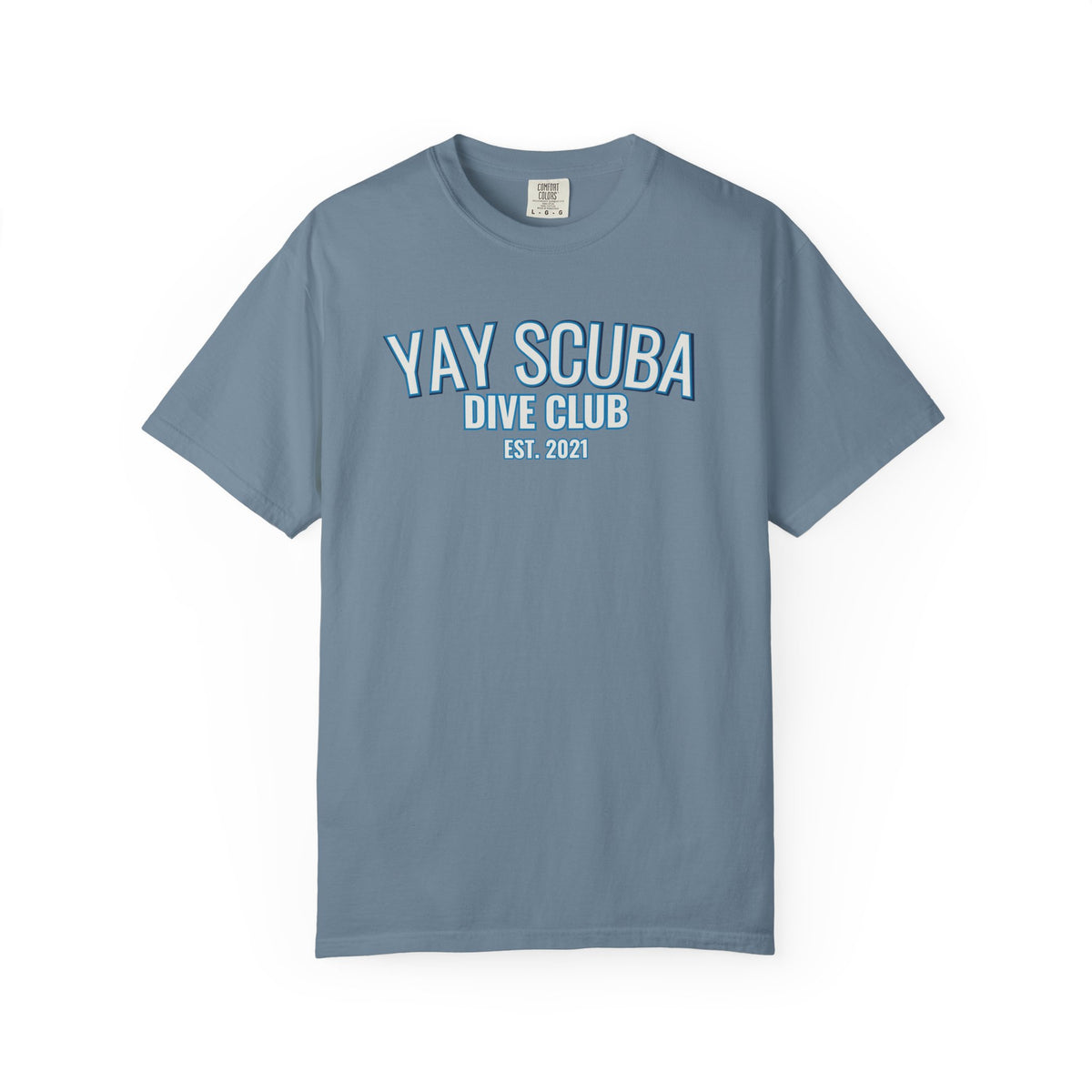 YAY Scuba Dive Club T-Shirt varsity-inspired