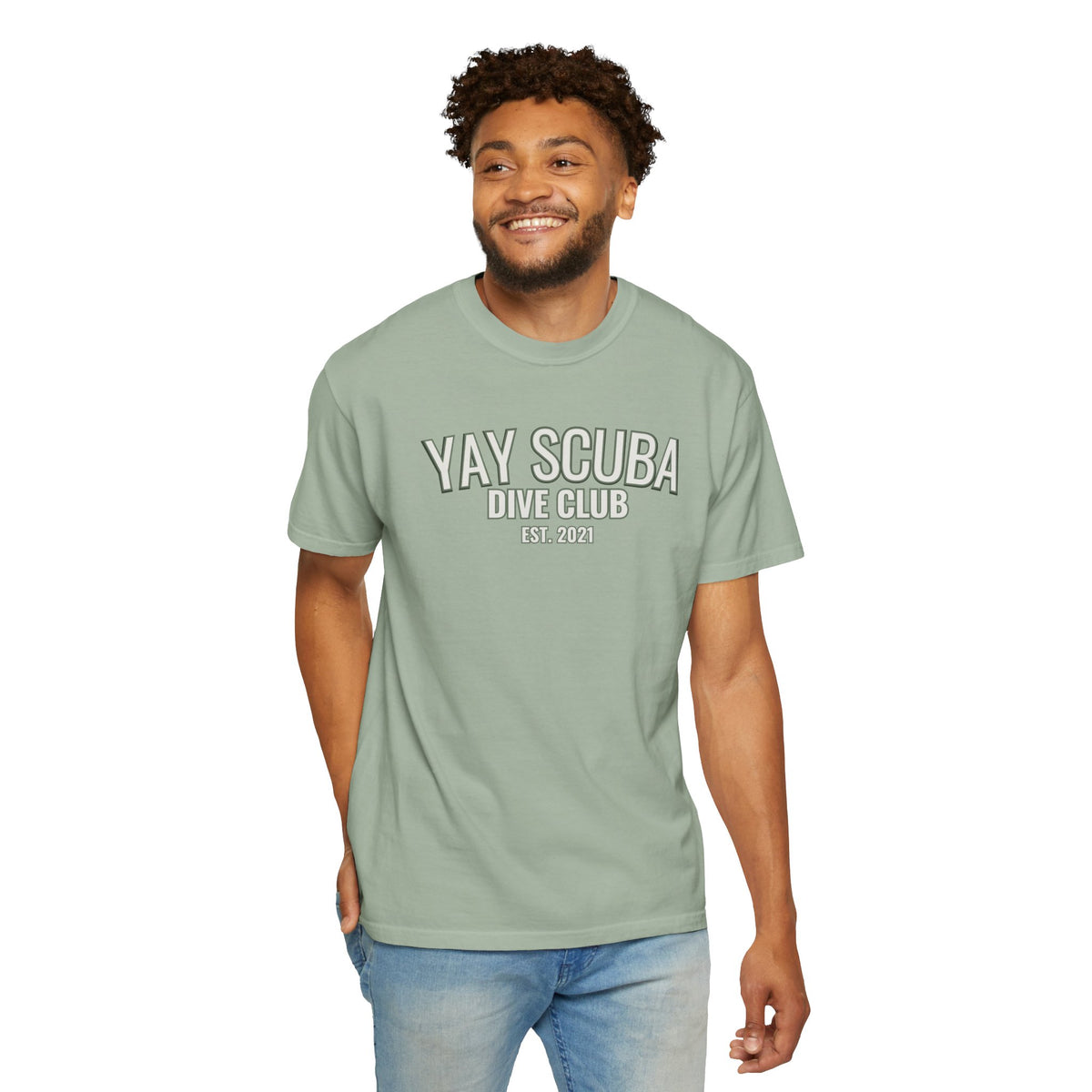 YAY Scuba Dive Club T-Shirt varsity-inspired