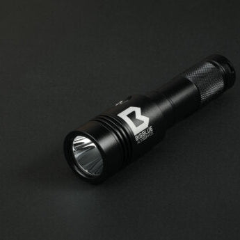 Bigblue AL1300NPGS Dive Light – 1300 Lumen, 10° Narrow Beam with Green Spotlight