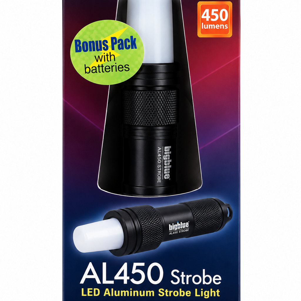 Bigblue AL450 Strobe – 450 Lumen Safety & Signaling Light