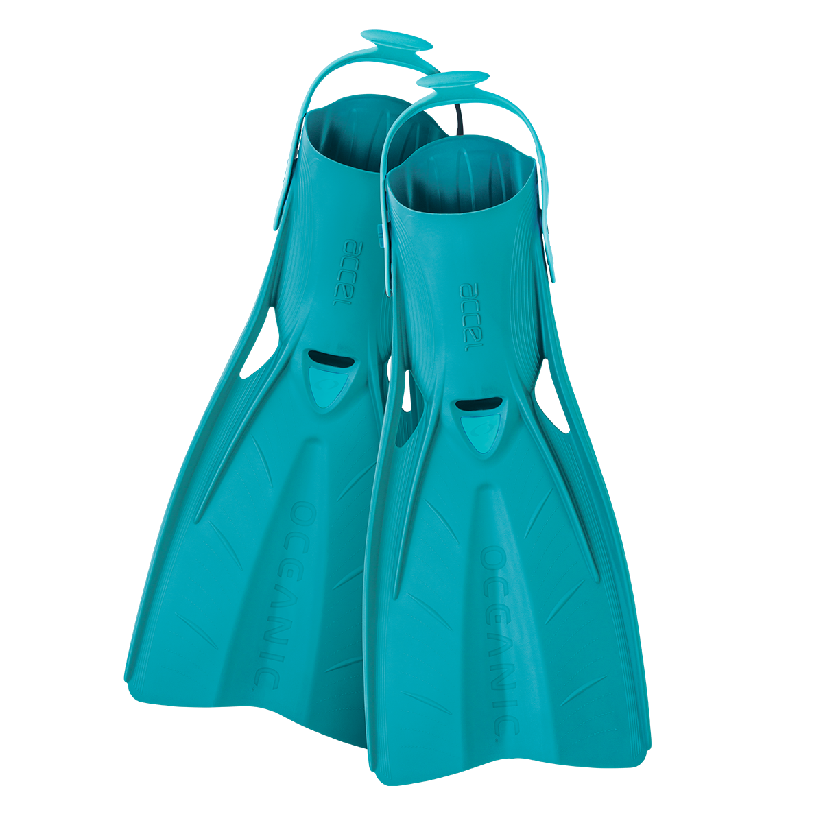 Oceanic Accel Open Heel Fins for Scuba Diving