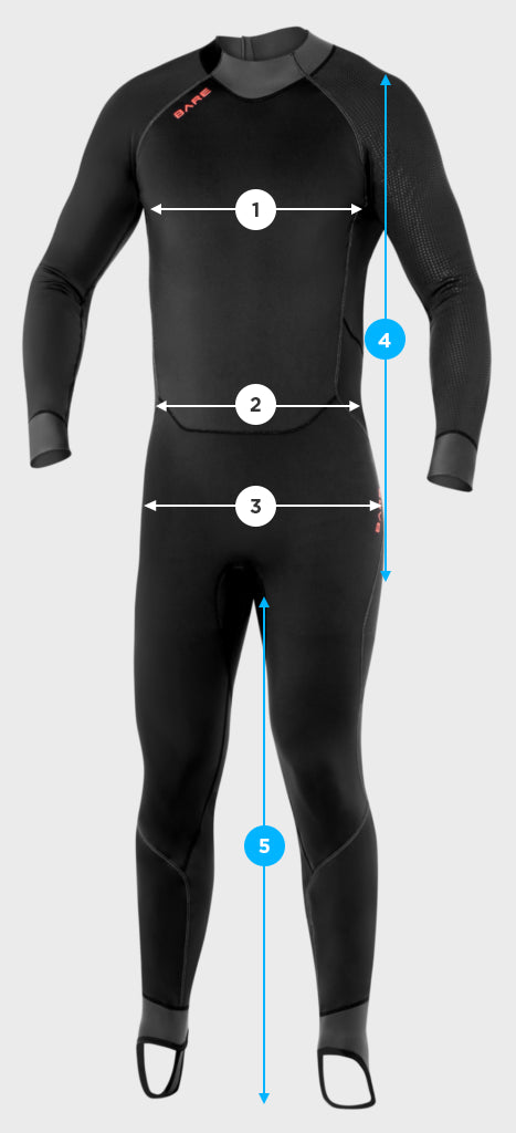 BARE ExoWear Men's 2mm Top | Thermal Scuba Diving Layer