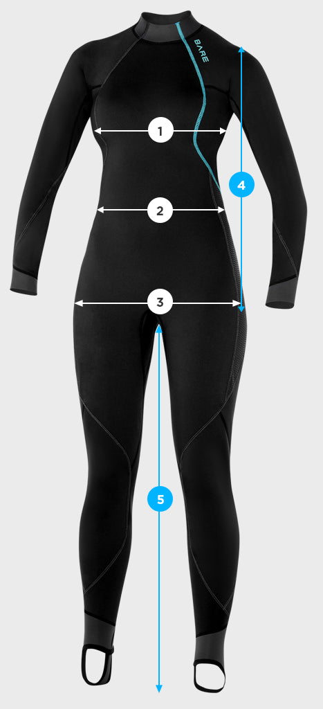 BARE ExoWear Women's Long Sleeve Top | Thermal Scuba Diving Layer