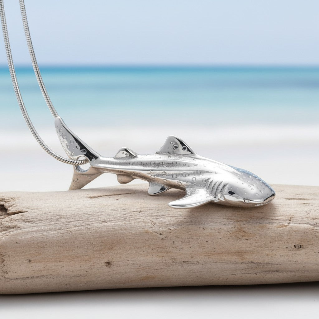Whale Shark Necklace - Sealife Collection - Sterling Silver