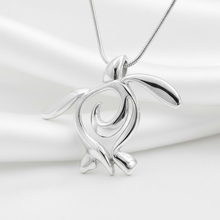 Sea Turtle Necklace – Ocean Traveler "Honu" Collection - Sterling Silver