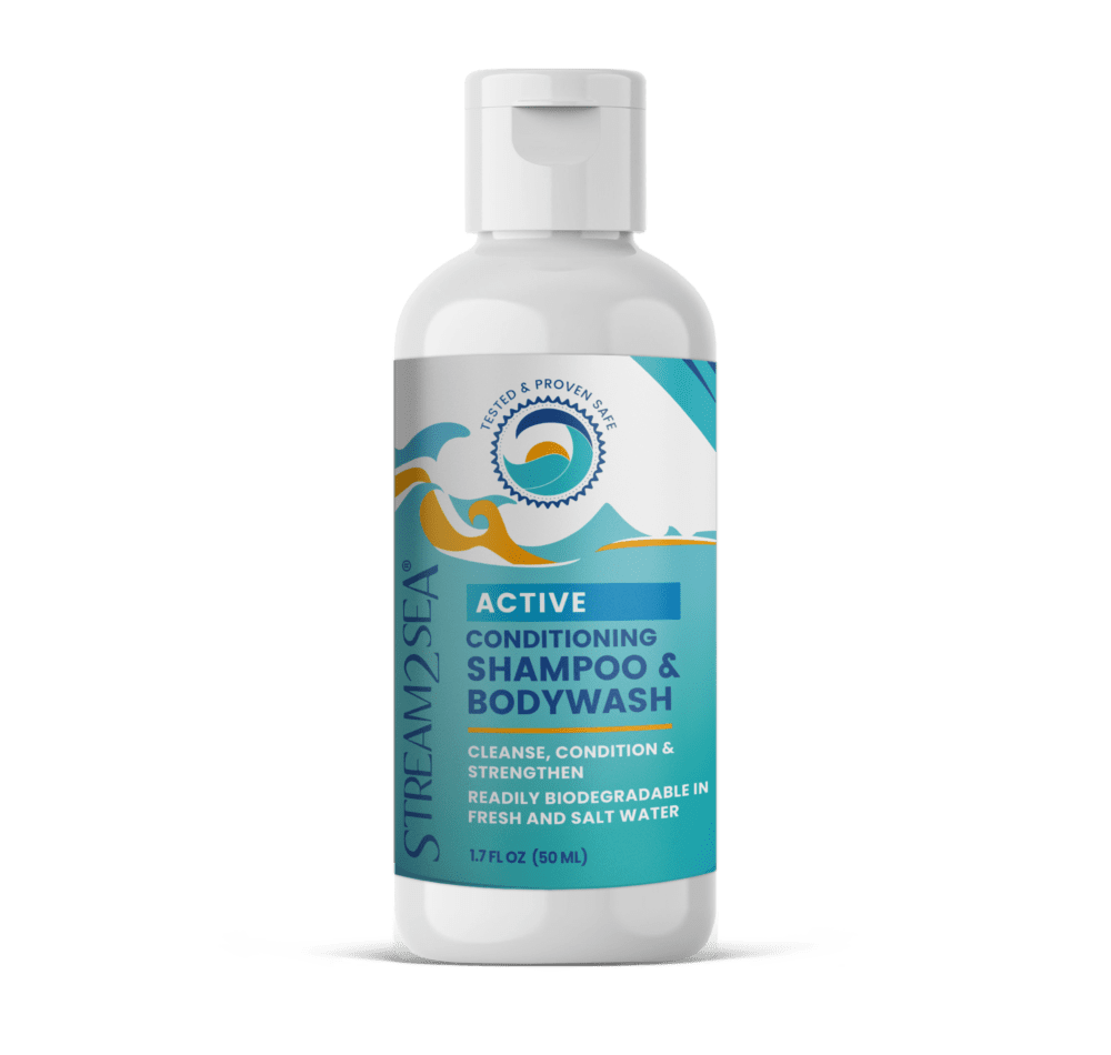 Stream2Sea Active Shampoo & Bodywash – Travel Size 1.7 oz