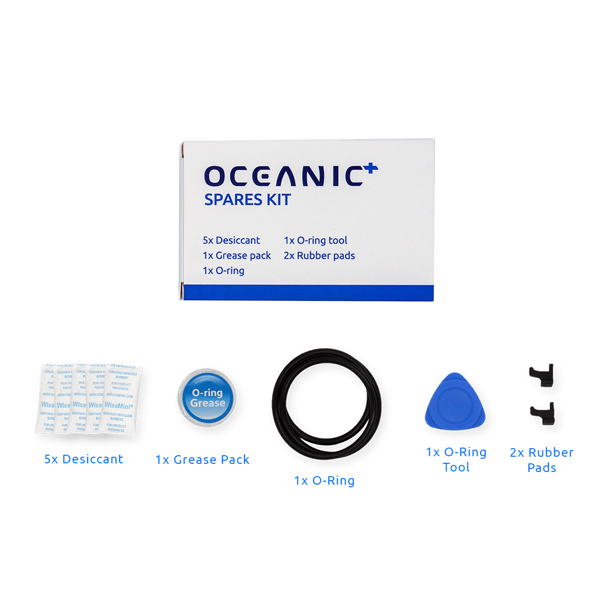 Oceanic+ Dive Housing Spares Kit – O-Ring, Desiccant & Replacement Parts