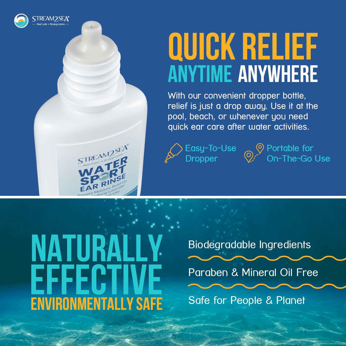 Stream2Sea Water Sport Ear Rinse - 1 oz
