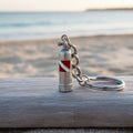 Scuba Tank Keychain with Dive Flag – Diver’s Collection – Pewter