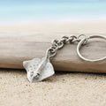 Stingray Keychain – Sea Life Collection – Pewter