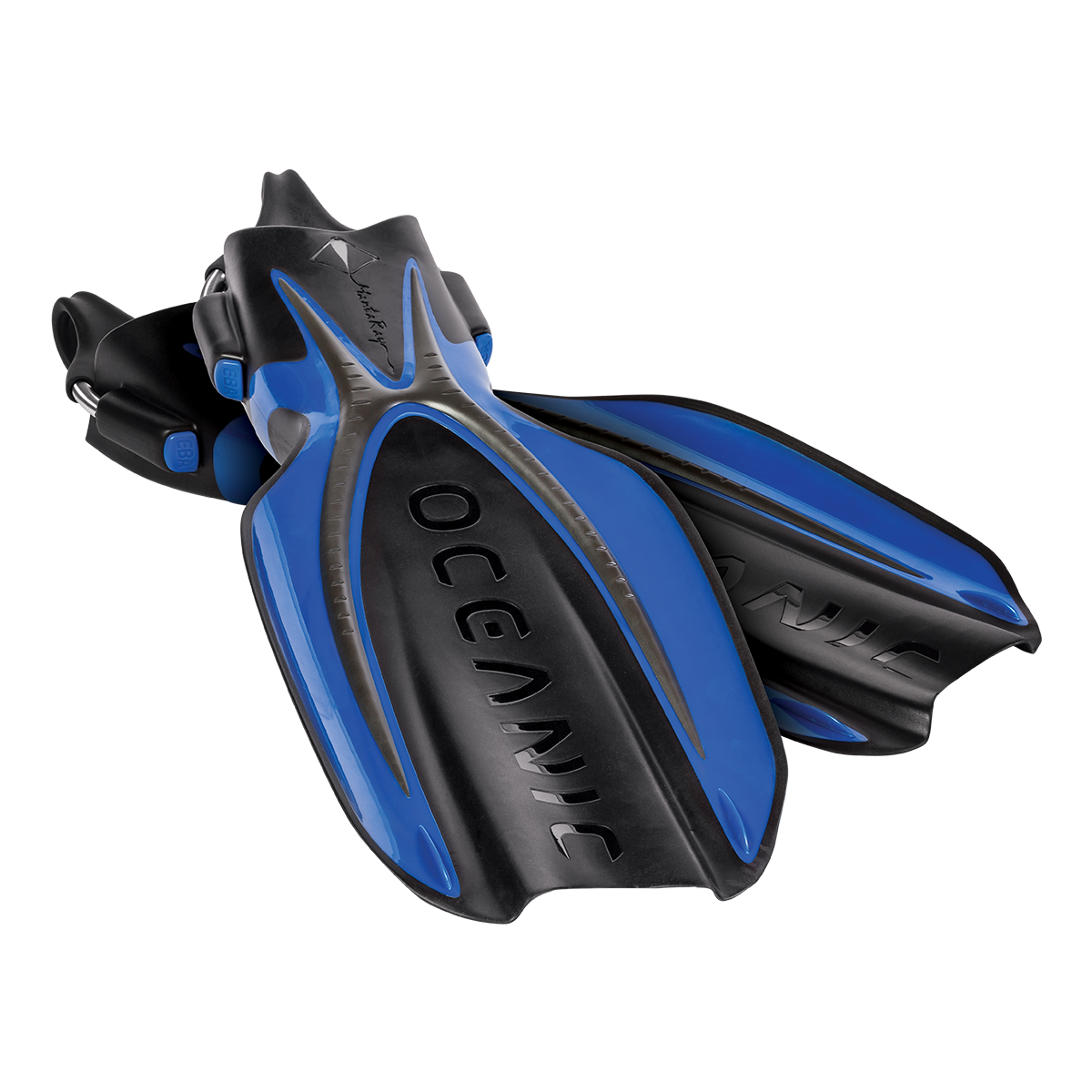 Oceanic Manta Ray Open Heel Fins for Scuba Diving