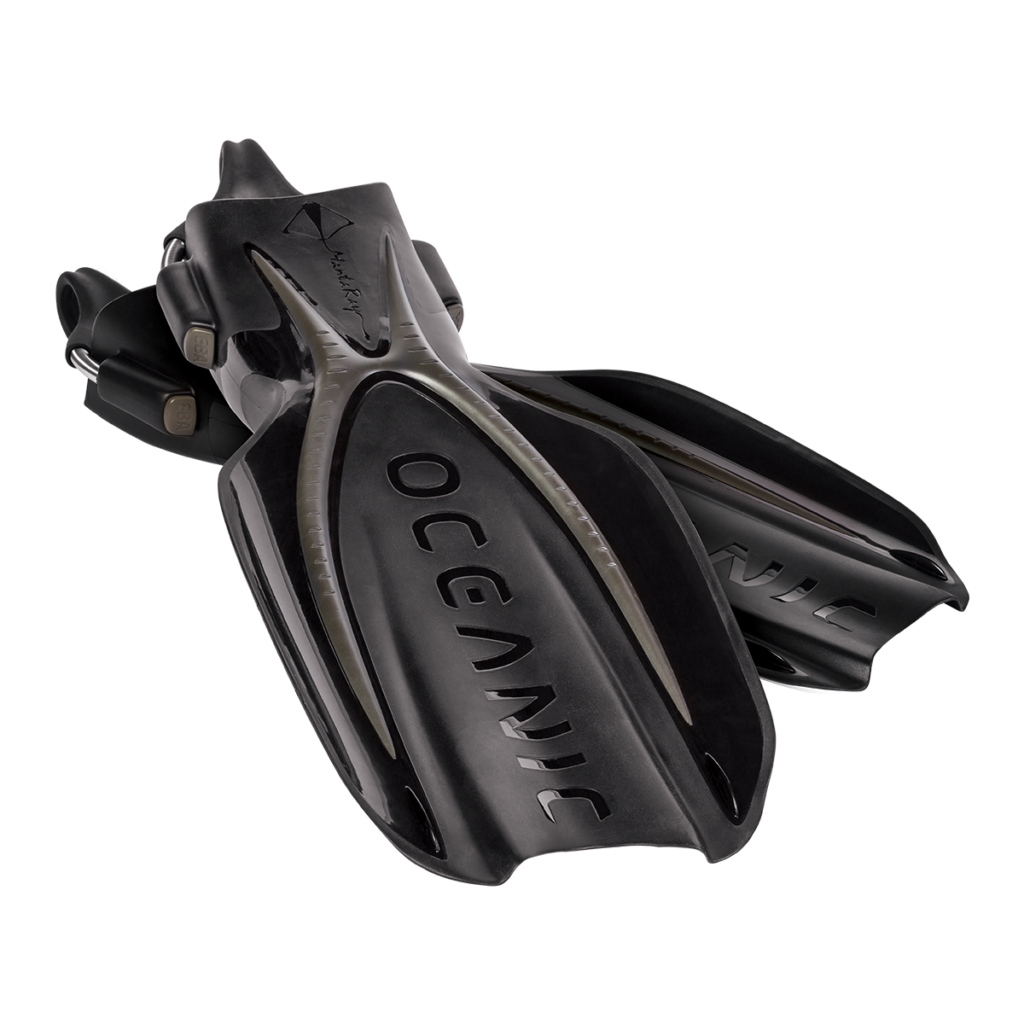 Oceanic Manta Ray Open Heel Fins for Scuba Diving