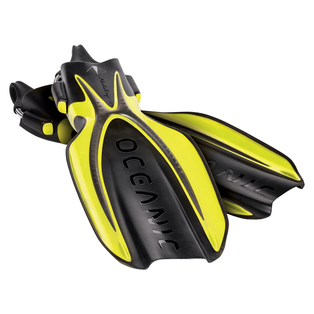 Oceanic Manta Ray Open Heel Fins for Scuba Diving