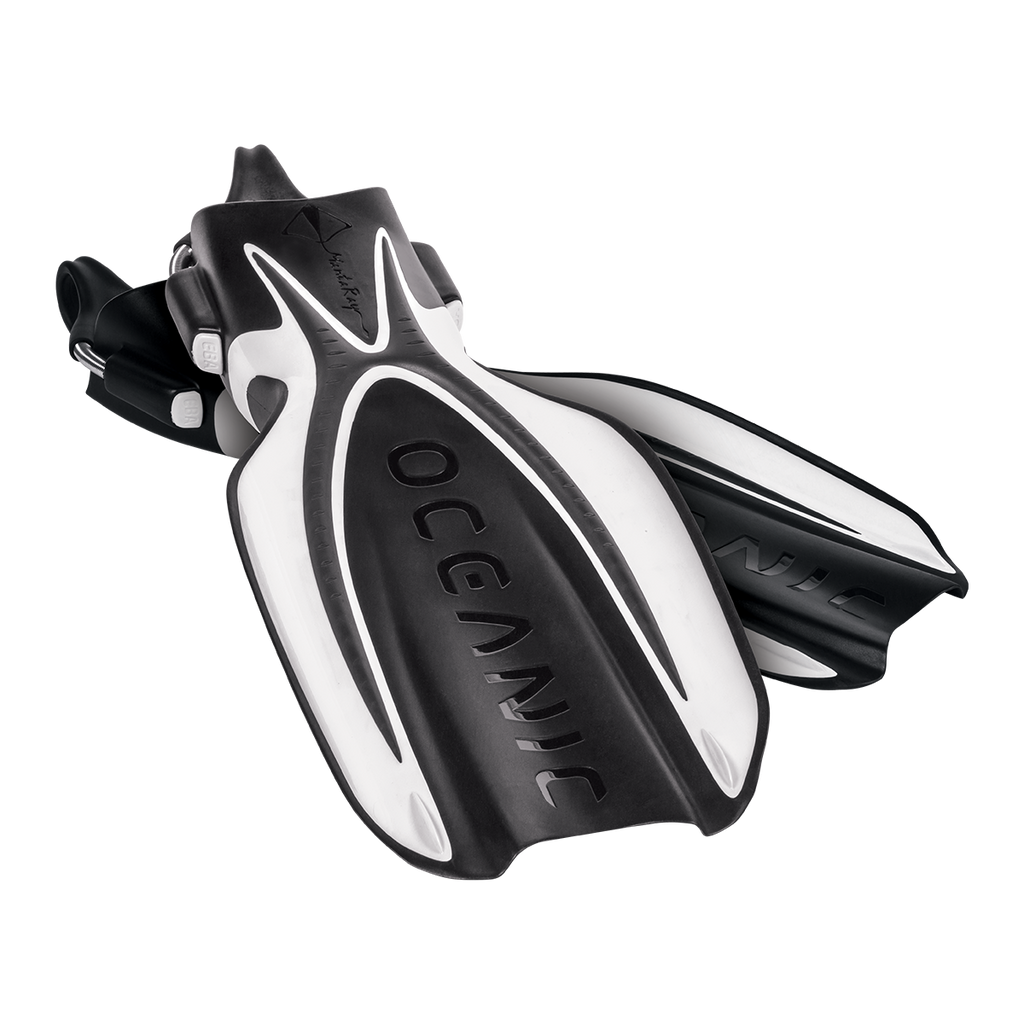 Oceanic Manta Ray Open Heel Fins for Scuba Diving