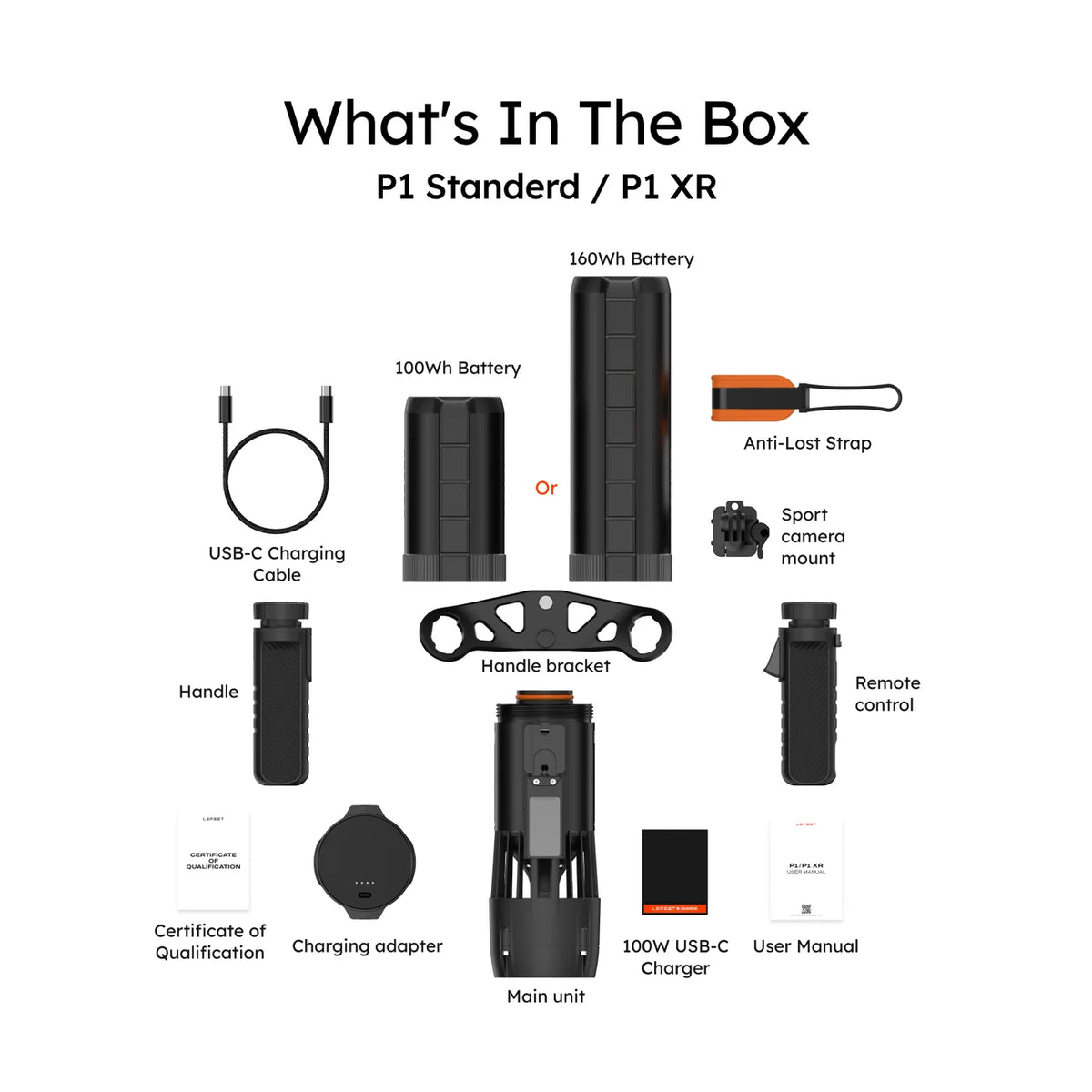 LEFEET P1 & P1 XR Underwater Scooter for Scuba Diving