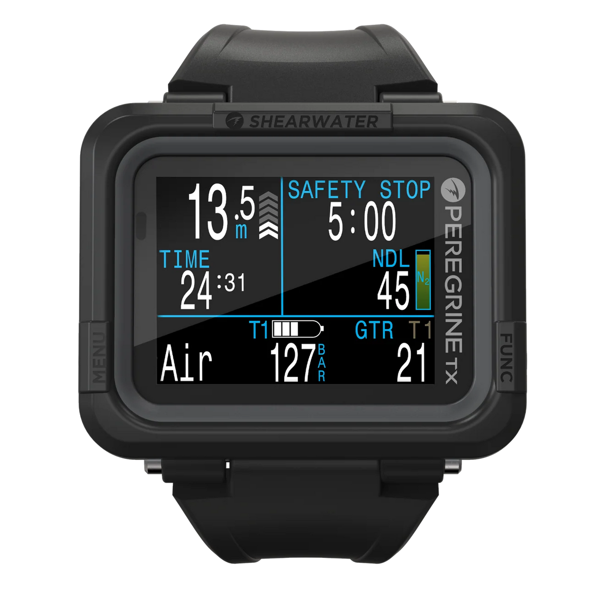 Shearwater Peregrine TX Dive Computer | Air Integration & Digital Compass