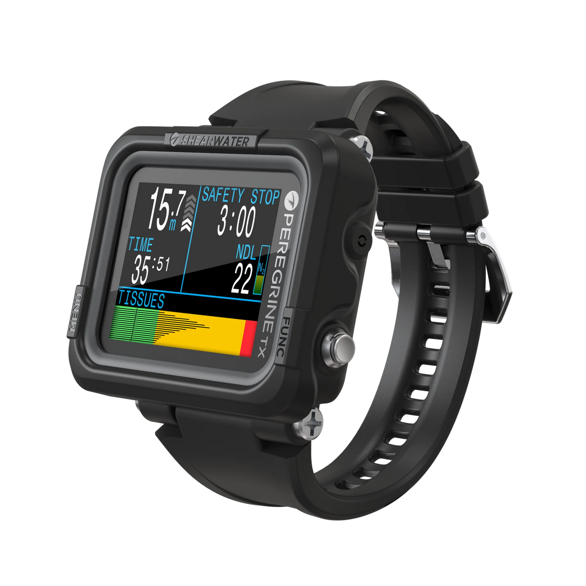 Shearwater Peregrine TX Dive Computer | Air Integration & Digital Compass